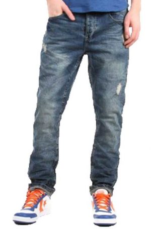 Ανδρικό jean παντελόνι με σκισίματα