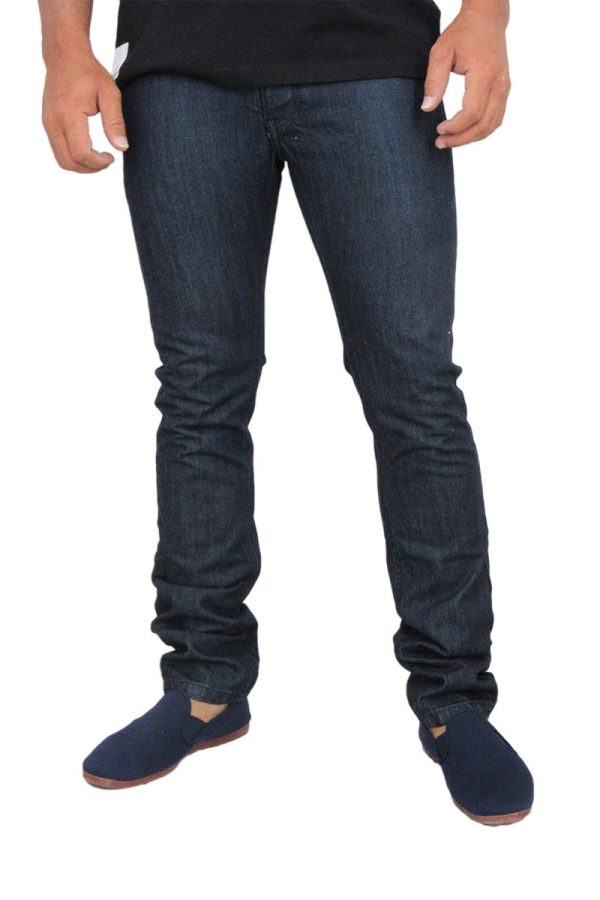 Ανδρικό slim fit jean σκούρο μπλε