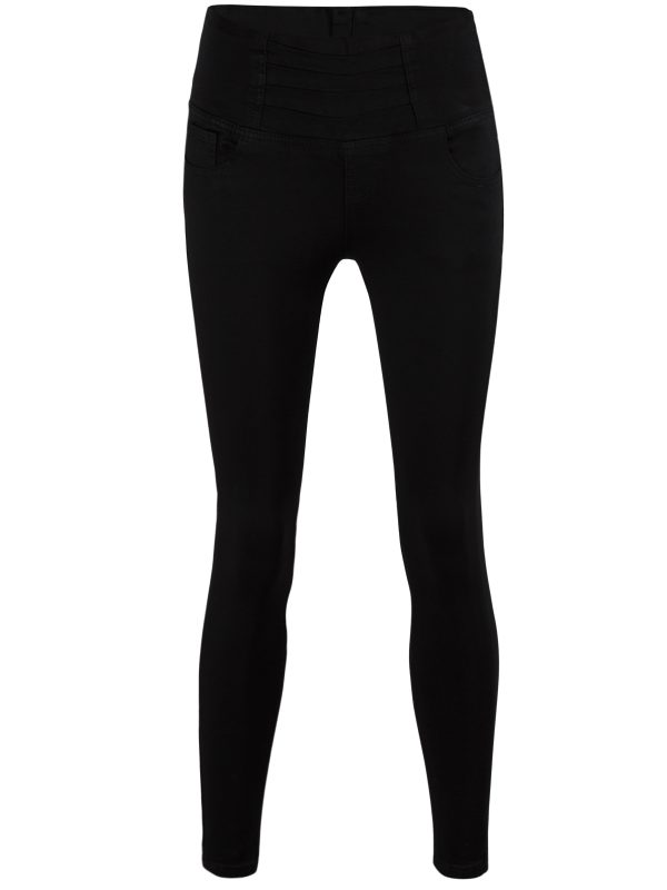 Ψηλόμεσο Μαύρο Ντένιμ Παντελόνι Skinny Fit