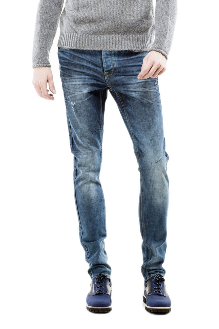 Dr Denim slim fit ανδρικό jean παντελόνι Clark mid blue