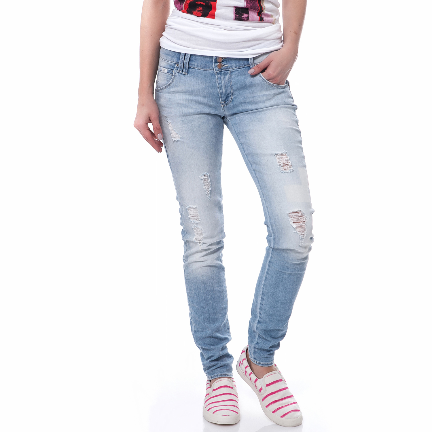 GAS - Γυναικείο τζιν παντελόνι Gas μπλε GAS - Γυναικείο τζιν παντελόνι Gas μπλε