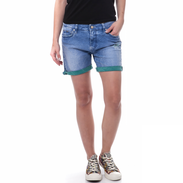 GAS - Γυναικείο σορτς Gas μπλε