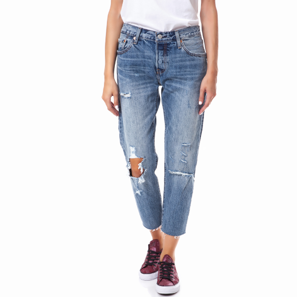 LEVI'S - Γυναικείο τζιν παντλεόνι Levi's 501 μπλε LEVI'S - Γυναικείο τζιν παντλεόνι Levi's 501 μπλε