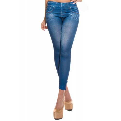 Κολάν - Sexy Leggings in Jeans print HJ1016