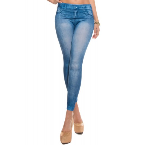 Κολάν - Sexy Leggings in Jeans print HJ1030