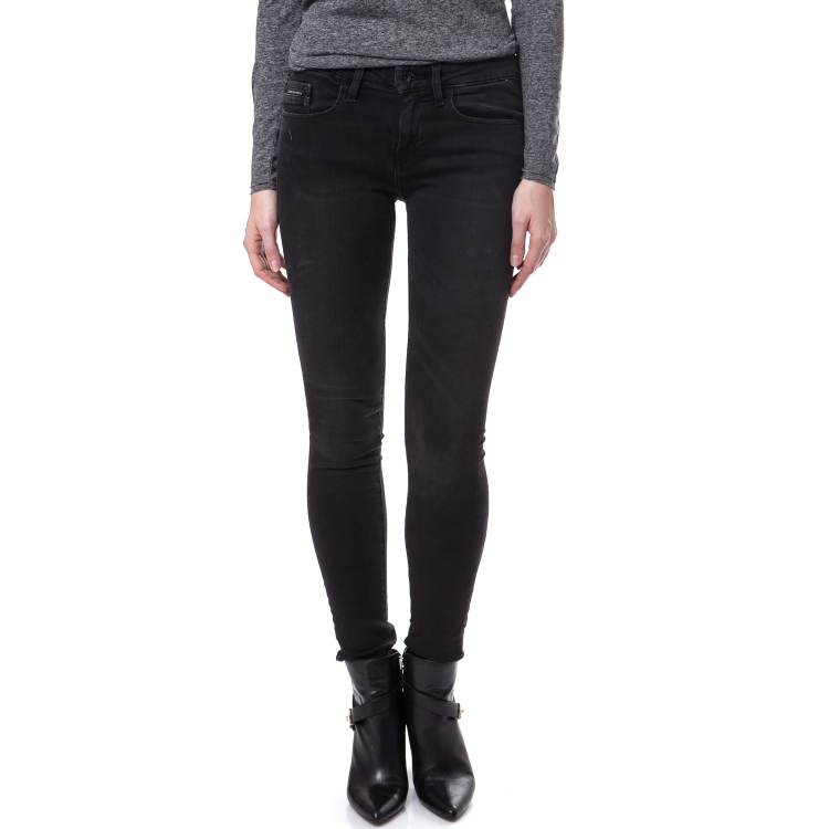 CALVIN KLEIN JEANS - Γυναικείο παντελόνι Calvin Klein Jeans μαύρο