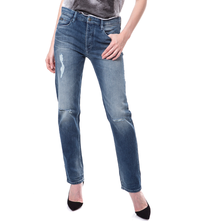 CALVIN KLEIN JEANS - Γυναικείο τζιν παντελόνι Calvin Klein Jeans μπλε