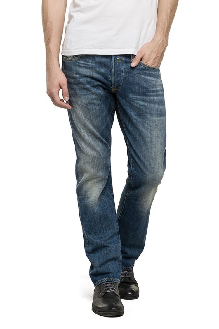 Replay ανδρικό Waitom regular slim fit jeans