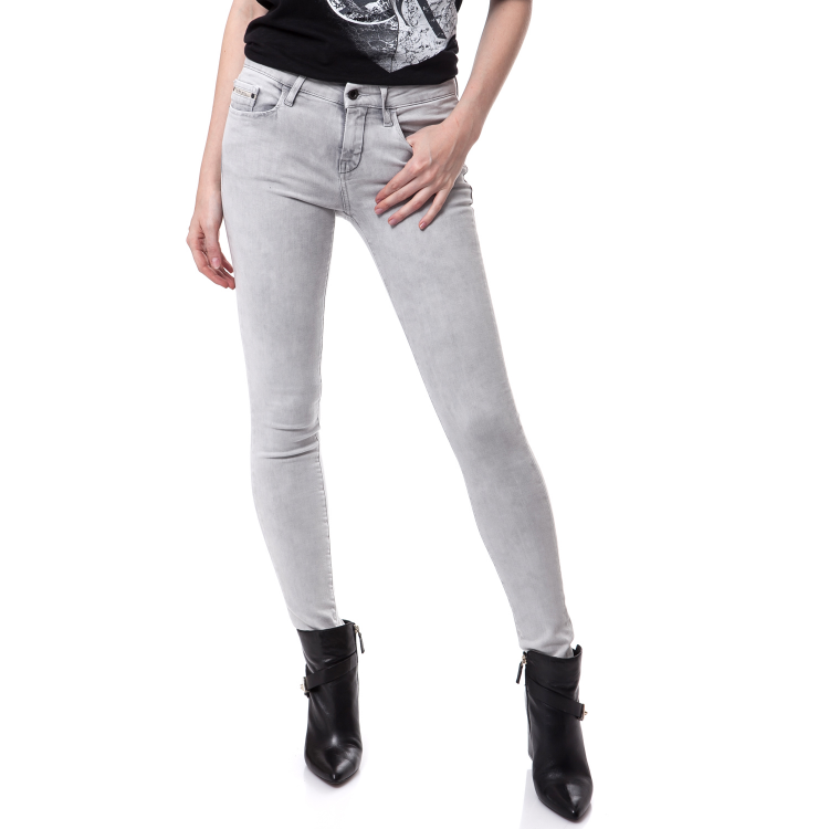 CALVIN KLEIN JEANS - Γυναικείο τζιν παντελόνι Calvin Klein Jeans γκρι