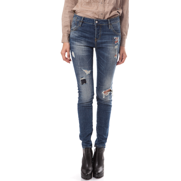 GUESS - Γυναικείο τζιν παντελόνι Guess μπλε
