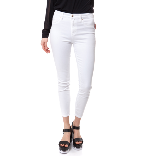 JUICY COUTURE - Γυνακείο τζην CORE SKINNY λευκό