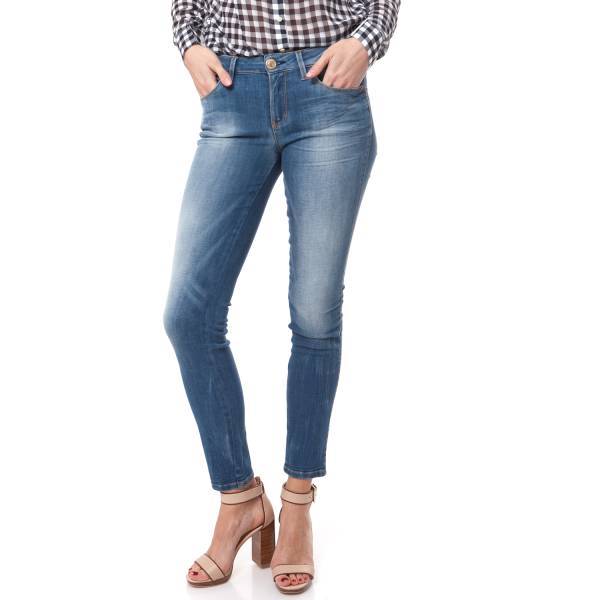 GUESS - Γυναικείο τζιν παντελόνι CURVE X SHAPER Guess μπλε