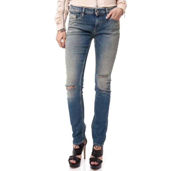 CALVIN KLEIN JEANS - Γυναικείο τζιν παντελόνι Calvin Klein Jeans μπλε