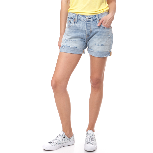 LEVI'S - Γυναικείο σορτς Levi's 501 μπλε
