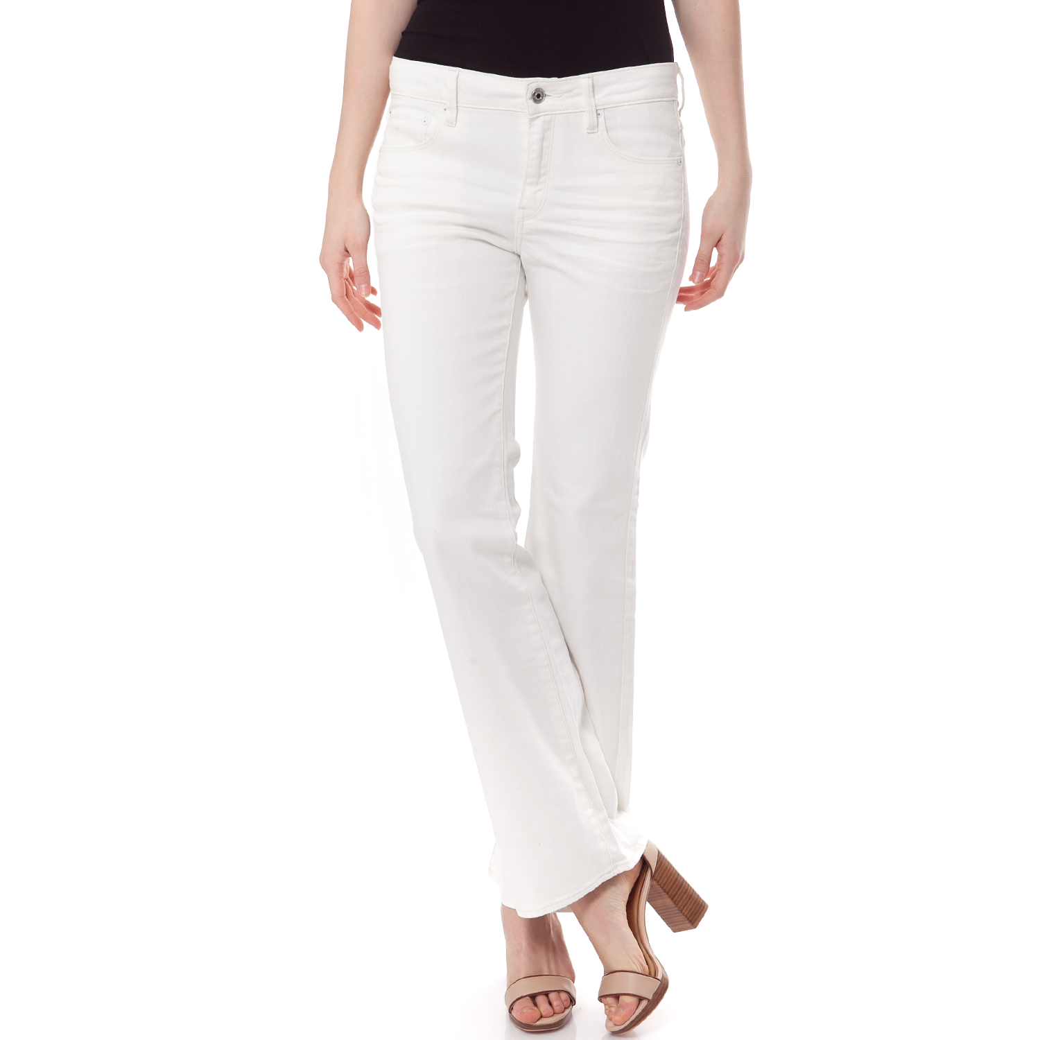 G-STAR RAW - Γυναικείο τζιν παντελόνι 3301 G-Star Raw λευκό G-STAR RAW - Γυναικείο τζιν παντελόνι 3301 G-Star Raw λευκό