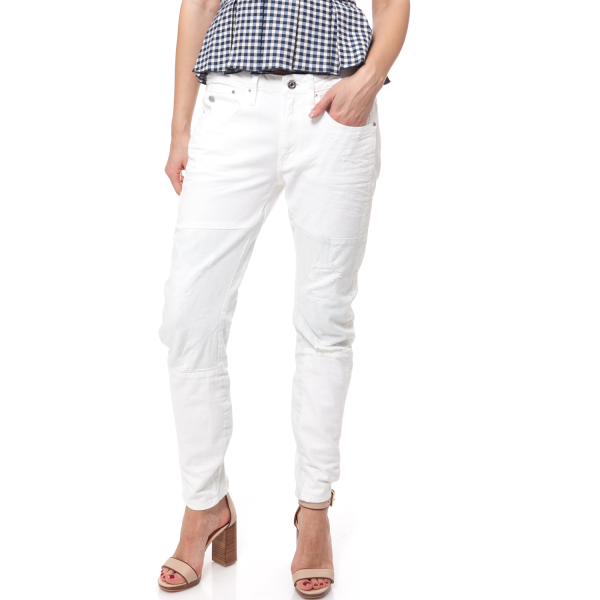 G-STAR RAW - Γυναικείο τζιν παντελόνι G-Star Raw λευκό