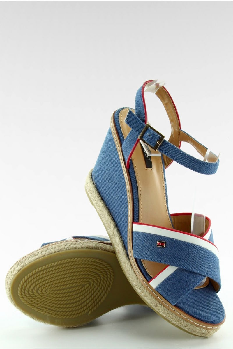 Τζιν πλατφόρμες εσπαντρίγιες - Μπλε Τζιν πλατφόρμες εσπαντρίγιες - Μπλε 3