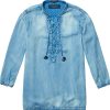 Scotch and Soda Lace up πουκαμίσα (Denim)