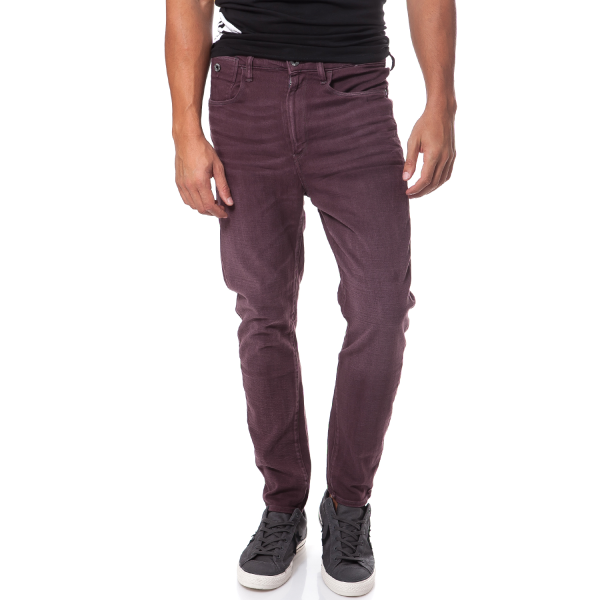 G-STAR RAW - Ανδρικό τζιν παντελόνι G-Star Raw μπορντώ