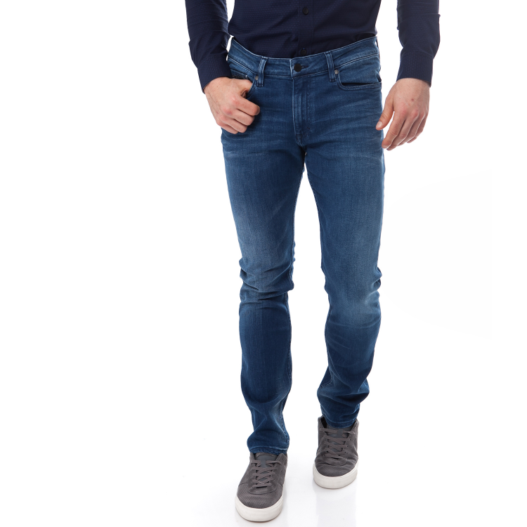 CALVIN KLEIN JEANS - Ανδρικό τζιν παντελόνι Calvin Klein Jeans μπλε