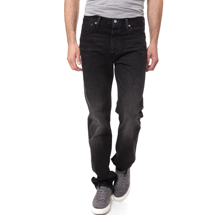 LEVI'S - Ανδρικό τζιν παντελόνι 501 Levis ORIGINAL FIT μαύρο