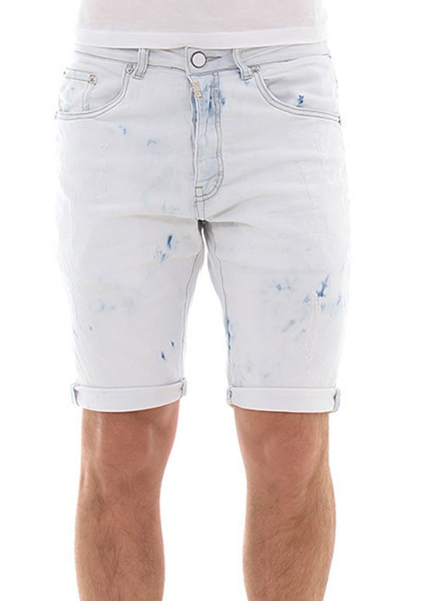 Ανδρική Βερμούδα Jean Royal White