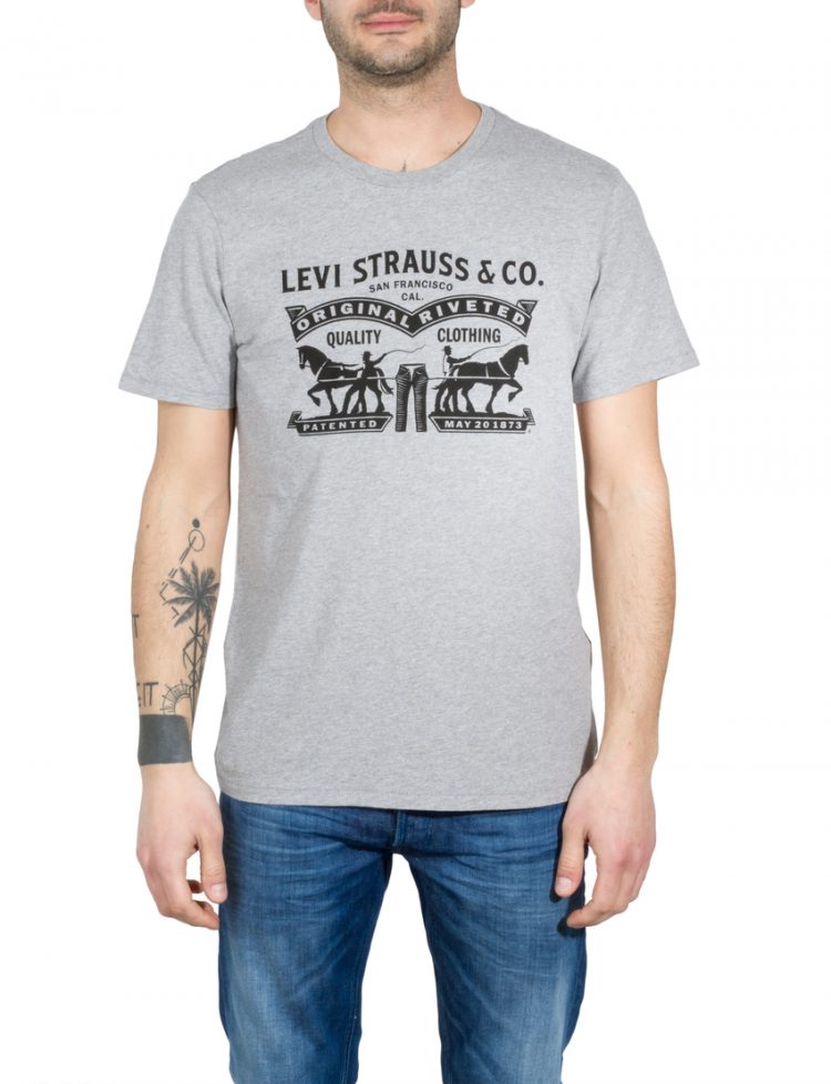LEVIS T-Shirt GRAPHIC SETIN NECK 2HORSE MIDT LEV17783-0175 117
