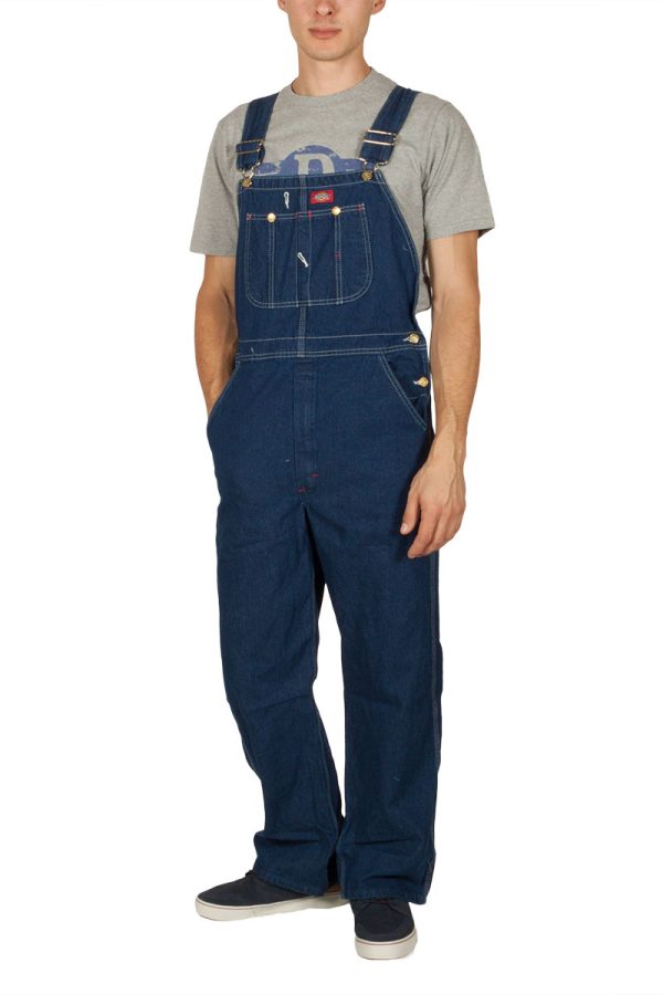 Dickies denim overall rinsed indigo blue