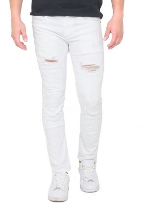 Ανδρικό Jean White Pants