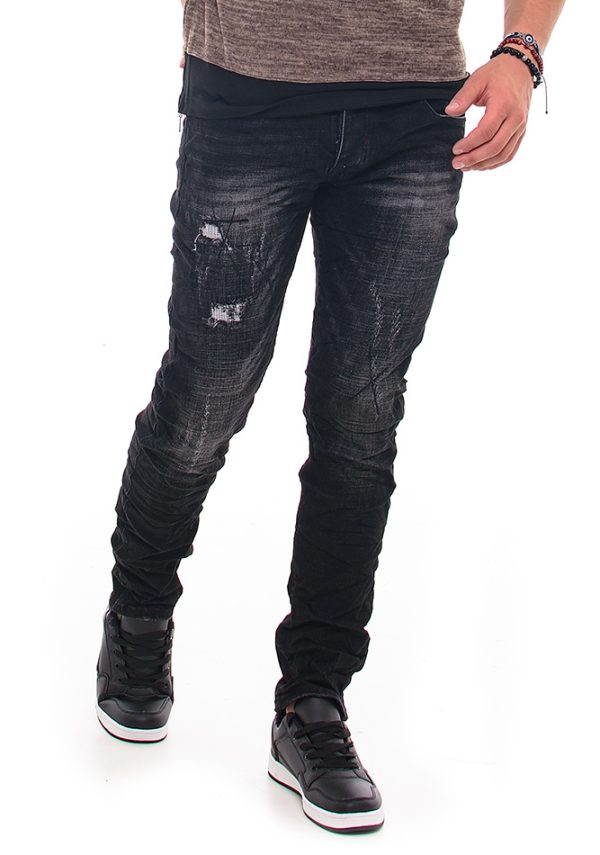 Ανδρικό Jean Y-Two Black Ανδρικό Jean Y-Two Black