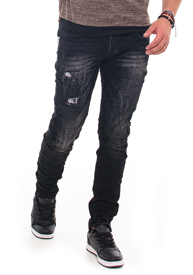 Ανδρικό Jean Y-Two Black Ανδρικό Jean Y-Two Black