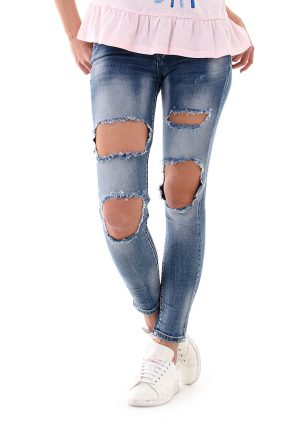 Γυναικείο Jean Holes Blue