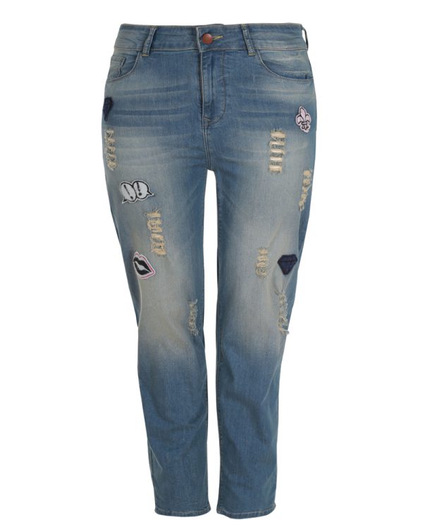 Τζιν cool blue σε boyfriend γραμμή (Denim, XS)