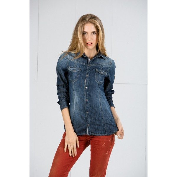 Τζιν πουκάμισο Τζιν πουκάμισο