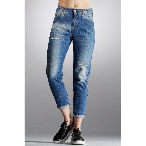 Mom's jeans ψηλόμεσο - Carrot γραμμή