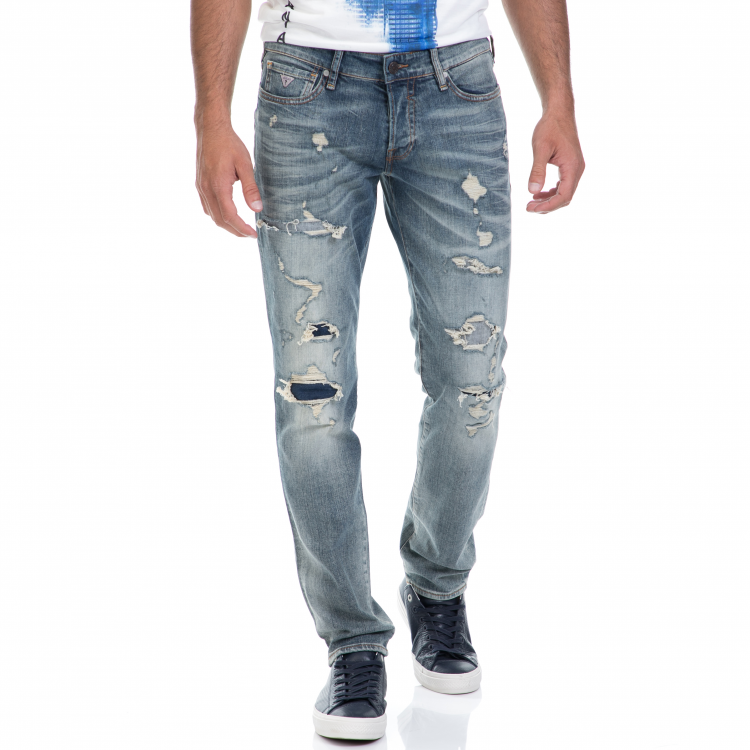GUESS - Αντρικό τζιν παντελόνι GUESS μπλε