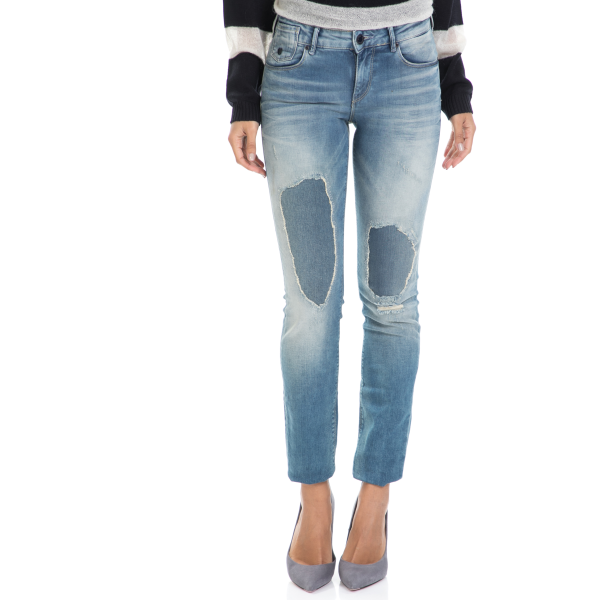 MAISON SCOTCH - Γυναικείο τζιν παντελόνι La Parisienne - Roosters Icon MAISON SCOTCH μπλε