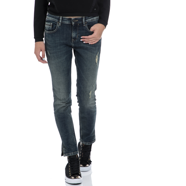 CALVIN KLEIN JEANS - Γυναικείο τζιν παντελόνι CALVIN KLEIN JEANS μπλε