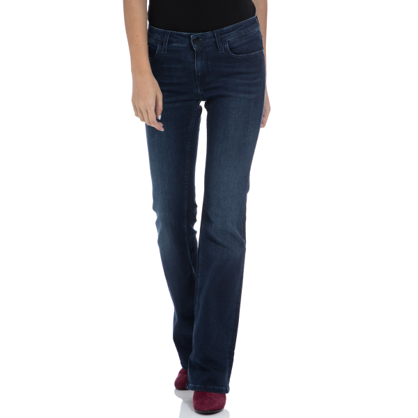CALVIN KLEIN JEANS - Γυναικείο παντελόνι CALVIN KLEIN JEANS μπλε