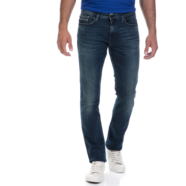 CALVIN KLEIN JEANS - Αντρικό τζιν παντελόνι CALVIN KLEIN JEANS μπλε