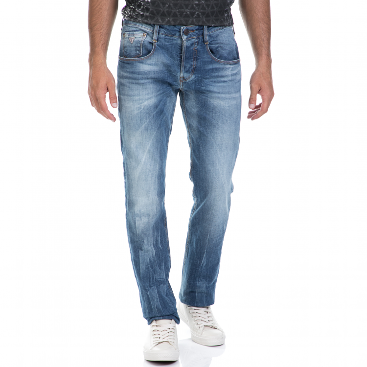 GUESS - Αντρικό τζιν παντελόνι GUESS μπλε