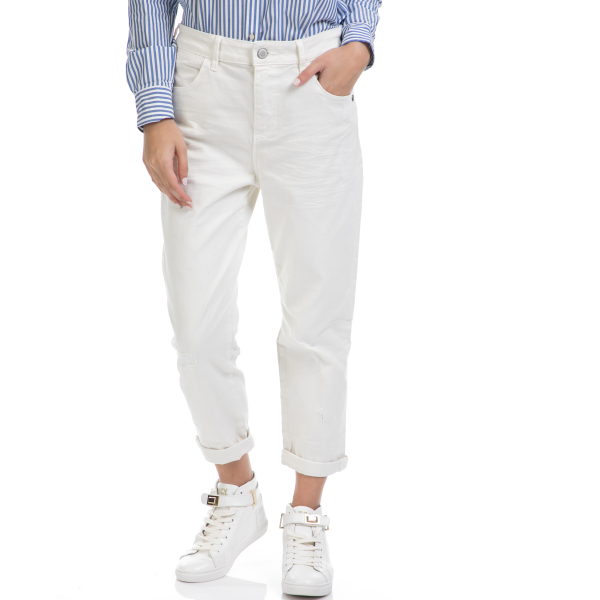 MAISON SCOTCH - Γυναικείο παντελόνι Johnny MAISON SCOTCH άσπρο MAISON SCOTCH - Γυναικείο παντελόνι Johnny MAISON SCOTCH άσπρο