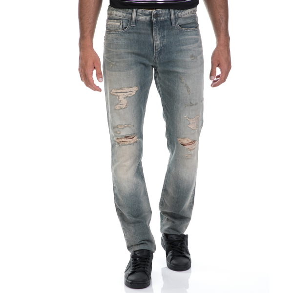 CALVIN KLEIN JEANS - Αντρικό τζιν παντελόνι CALVIN KLEIN JEANS μπλε