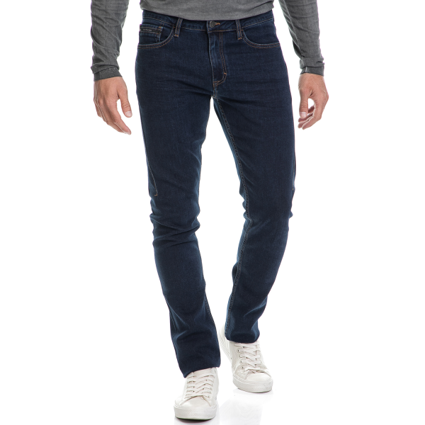 CALVIN KLEIN JEANS - Ανδρικό τζιν παντελόνι Slim Straight Dart μπλε