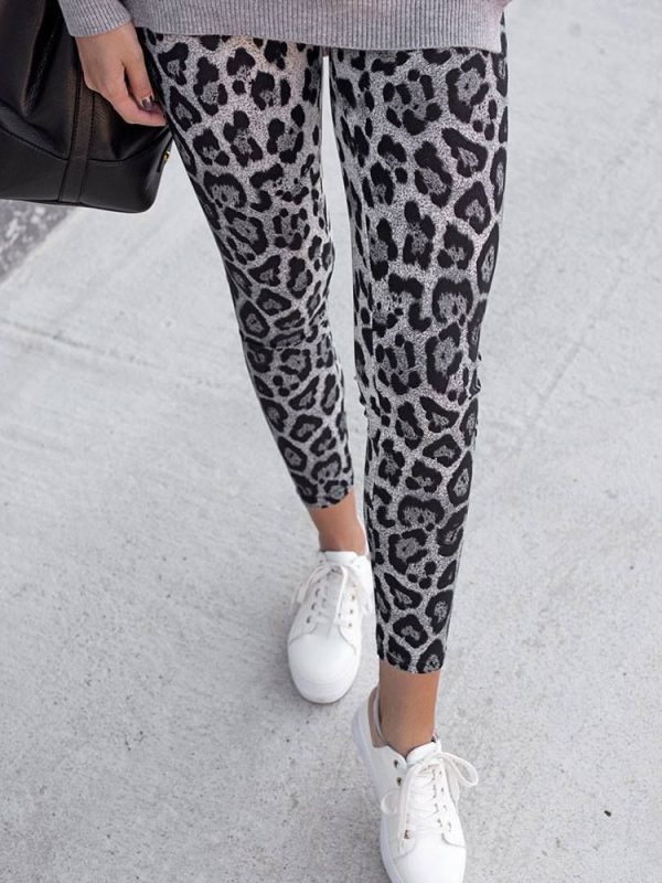 BLACK LEOPARD LEGGINGS