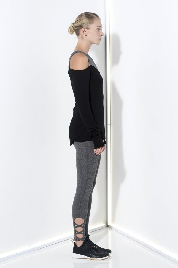 ΚΟΛΑΝ ΓΥΜΝΑΣΤΙΚΗΣ ΜΕ ΑΝΟΙΓΜΑΤΑ - ΣΚΟΥΡΟ ΓΚΡΙ