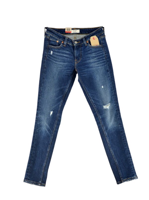 LEVIS JEAN 711 - SKINNY MID RISE (36185-0000)