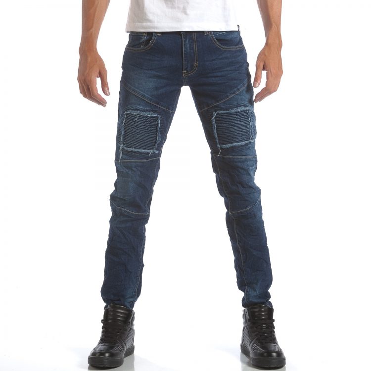 Ανδρικό γαλάζιο τζιν Leeyo Jeans
