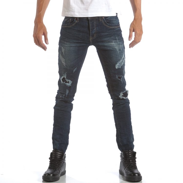 Ανδρικό γαλάζιο τζιν Leeyo Jeans