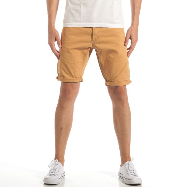 Ανδρικό κίτρινο τζιν βερμούδα CROPP